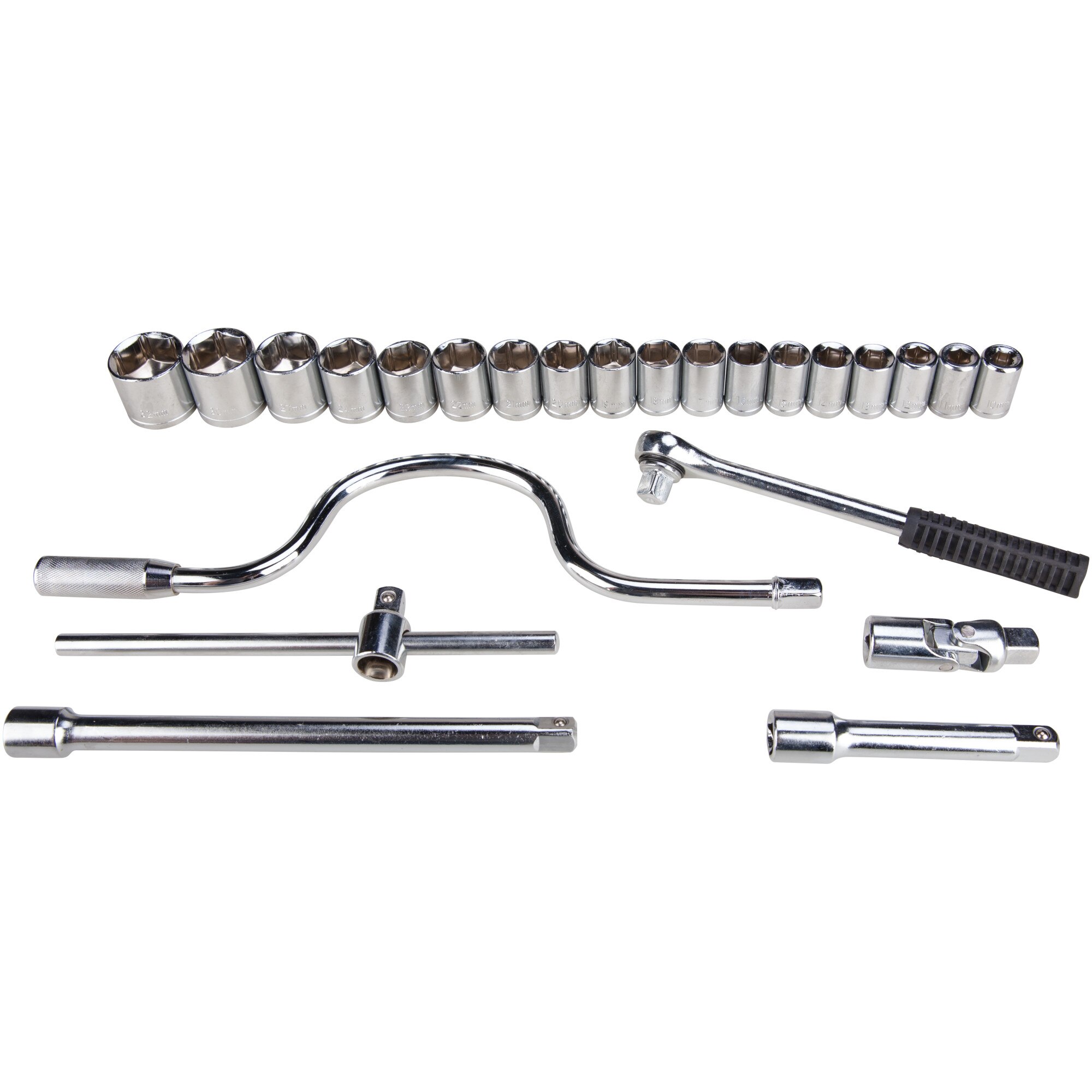 Trusa Chei Tubulare cu 24 Accesorii EvoTools, 10-32, 1/2