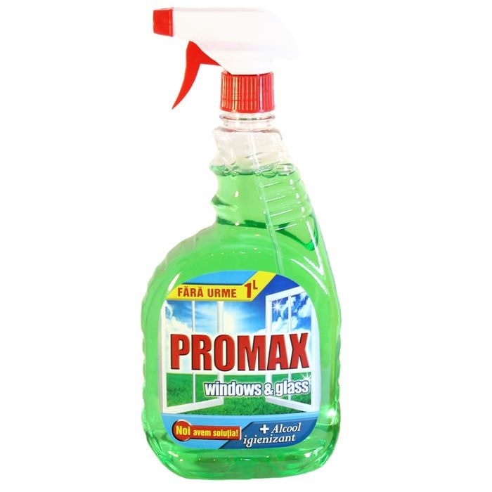Solutie curatat geamuri Promax Green apple 1l