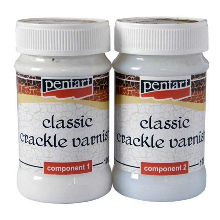 Lac crapare bicomponent Clasic , Pentart 100 ml