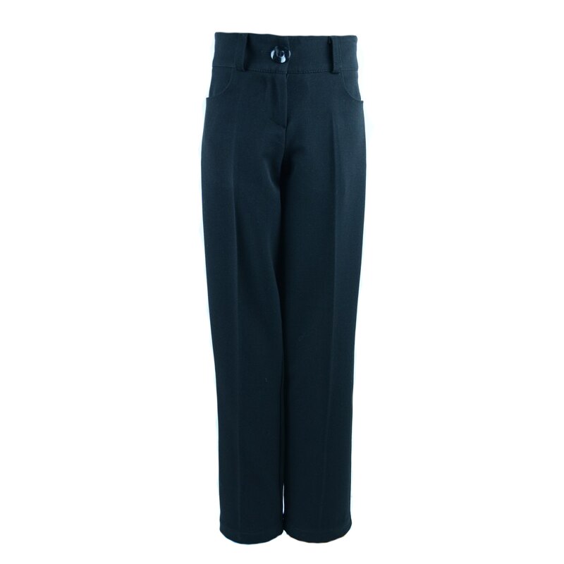 Pantaloni lungi eleganti, fete, Mikrus, Negru