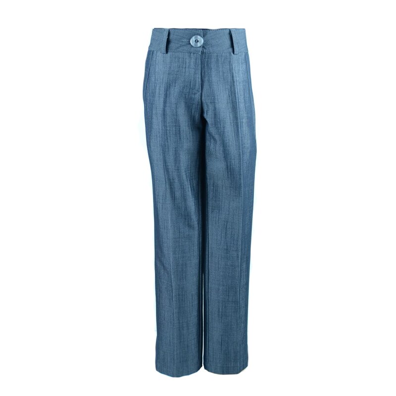 Pantaloni eleganti, fete, Mikrus, uni, Gri