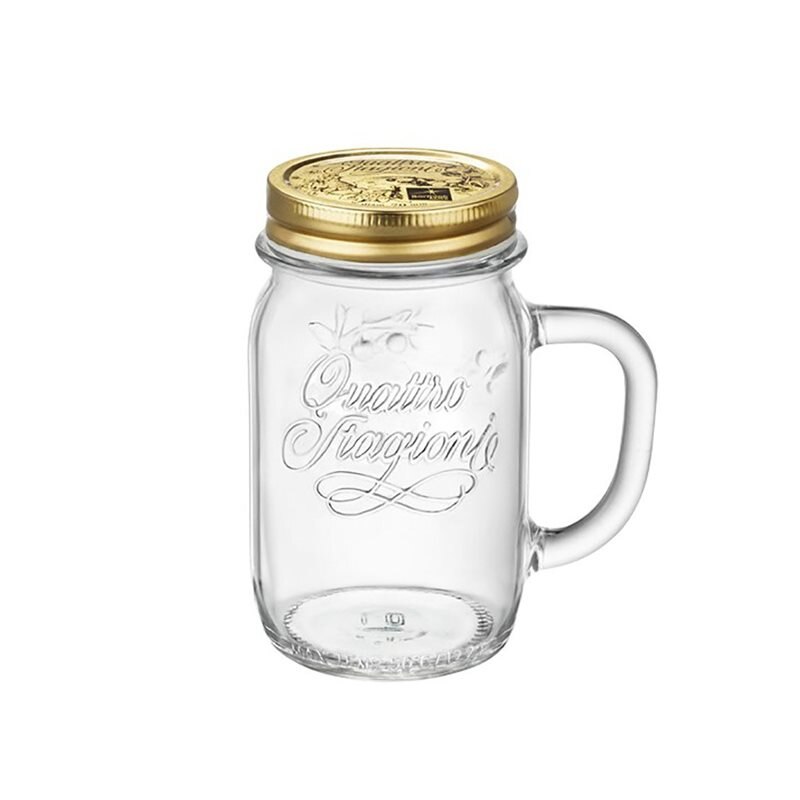 Borcan cu maner sticla 0,41 l - Bormioli Rocco