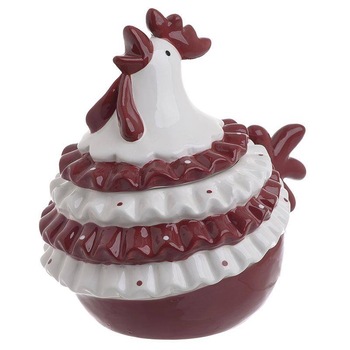 Borcan decorativ cu capac, Gaina, 0,6l Borcan decorativ cu capac, Gaina, 0,6l