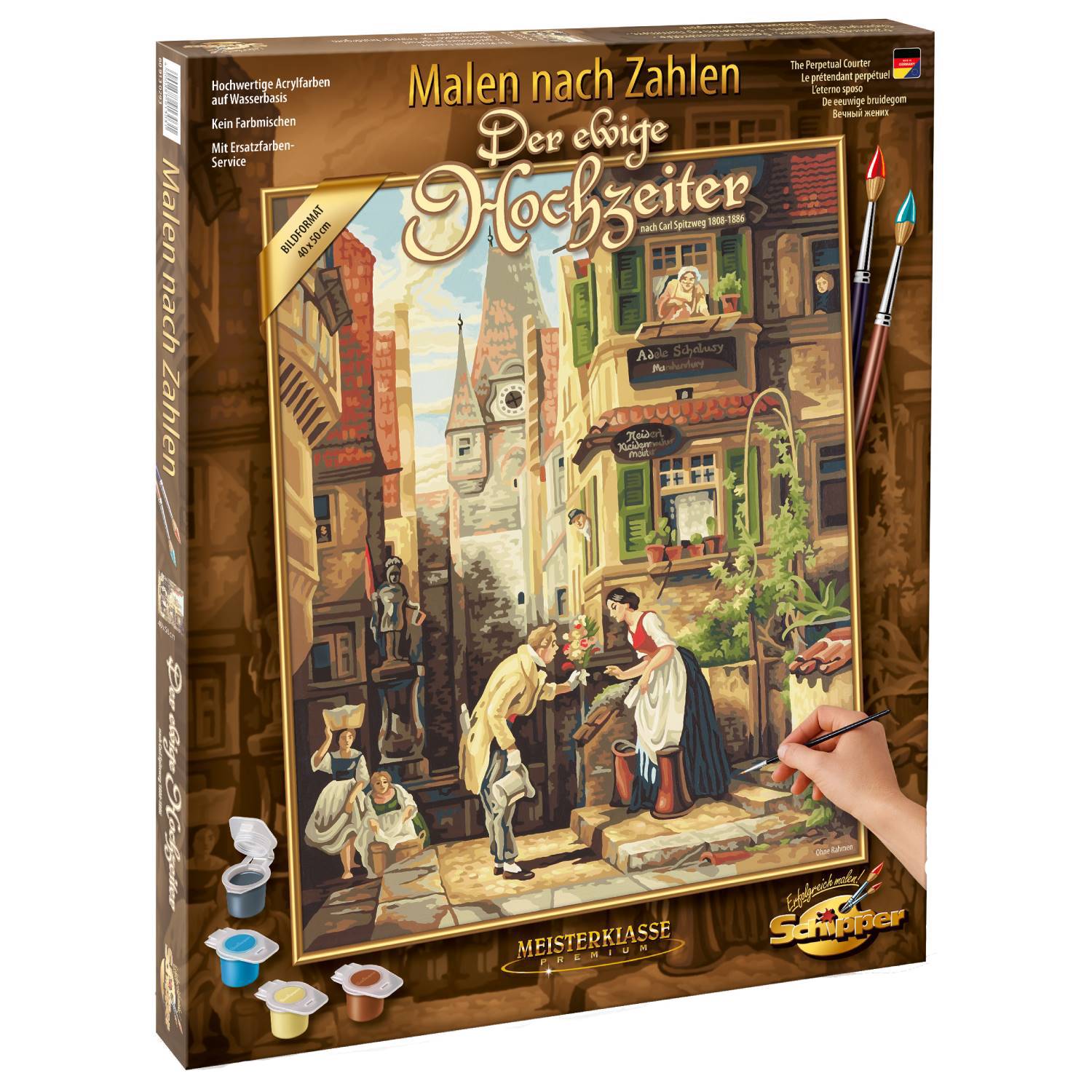 Set pictura pe numere Schipper - The Perpetual Courter, 40x50 cm
