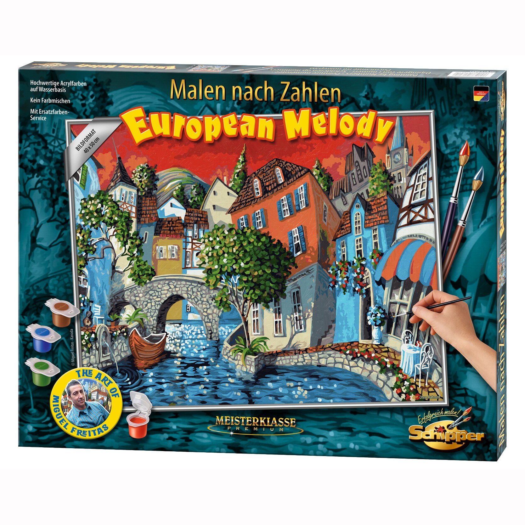 Set pictura pe numere Schipper - European Melody, 40x50 cm