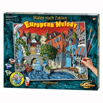Set pictura pe numere Schipper - European Melody, 40x50 cm Set pictura pe numere Schipper - European Melody, 40x50 cm