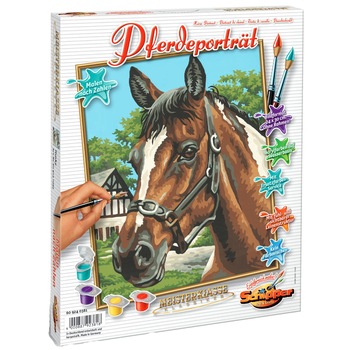 Set pictura pe numere Schipper - Horse Portrait, 24x30 cm Set pictura pe numere Schipper - Horse Portrait, 24x30 cm
