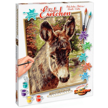 Set pictura pe numere Schipper - Little Donkey, 24x30 cm Set pictura pe numere Schipper - Little Donkey, 24x30 cm