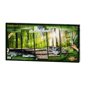 Set pictura pe numere Schipper - By the torrent, 132x72 cm Set pictura pe numere Schipper - By the torrent, 132x72 cm
