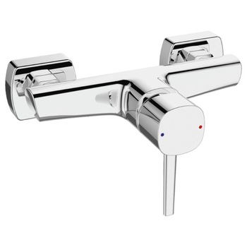 Baterie dus monocomanda Laveo POLLA, crom Baterie dus monocomanda Laveo POLLA, crom