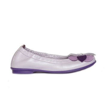 Pantofi copii Lara Pj Shoes din piele naturala, Mov Deschis Pantofi copii Lara Pj Shoes din piele naturala, Mov Deschis