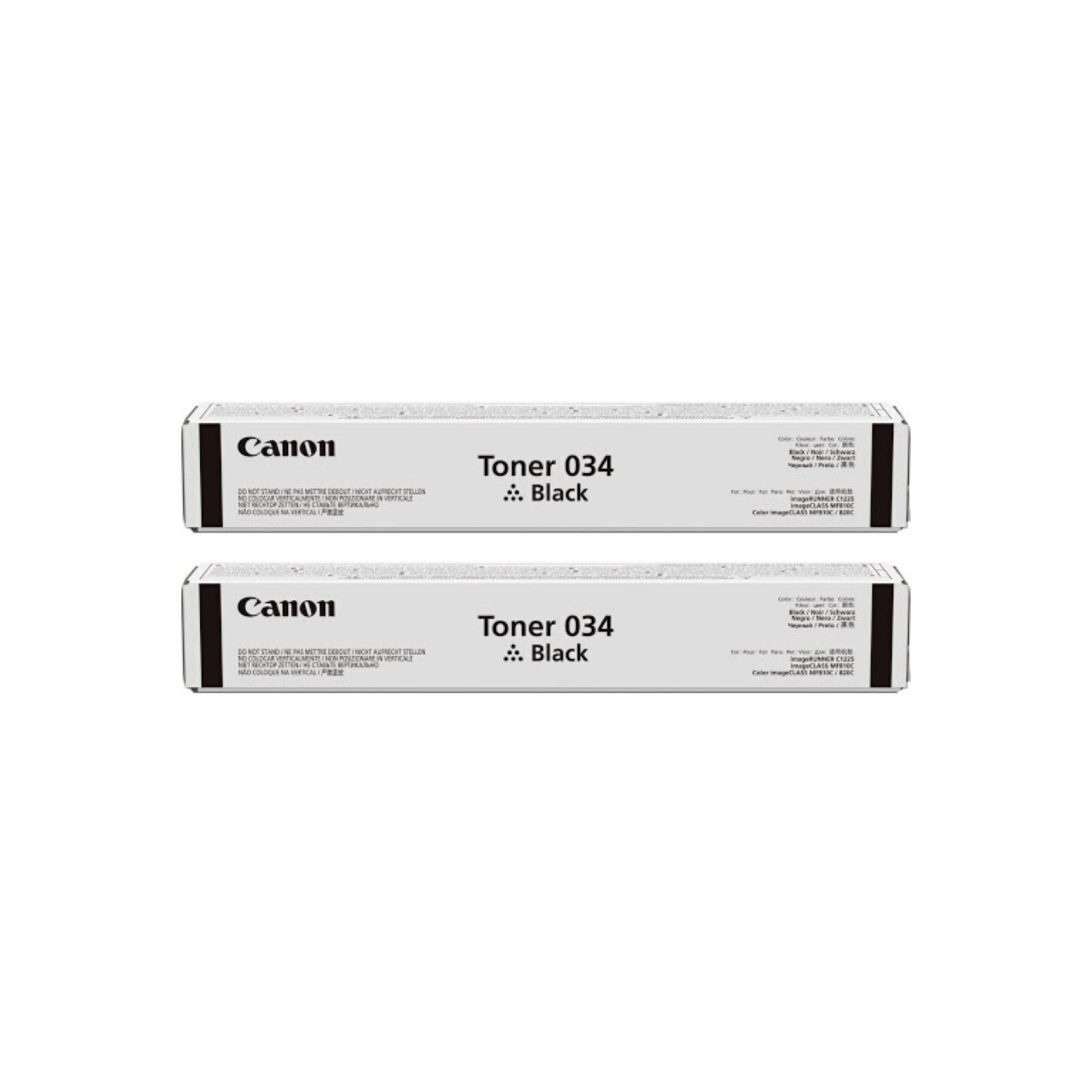 Pachet cartuse toner CRG-034BK negru x2 Canon original 24000 pagini