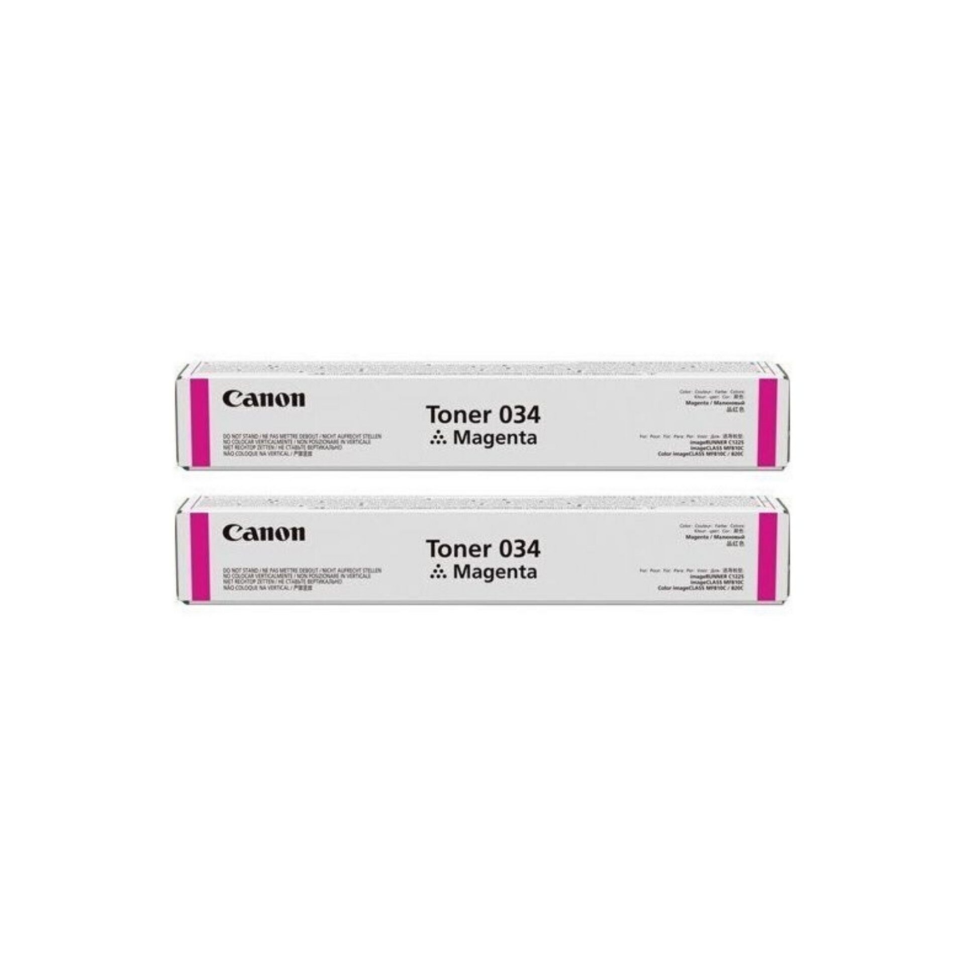 Pachet cartuse toner CRG-034M magenta x2 Canon original 14600 pagini