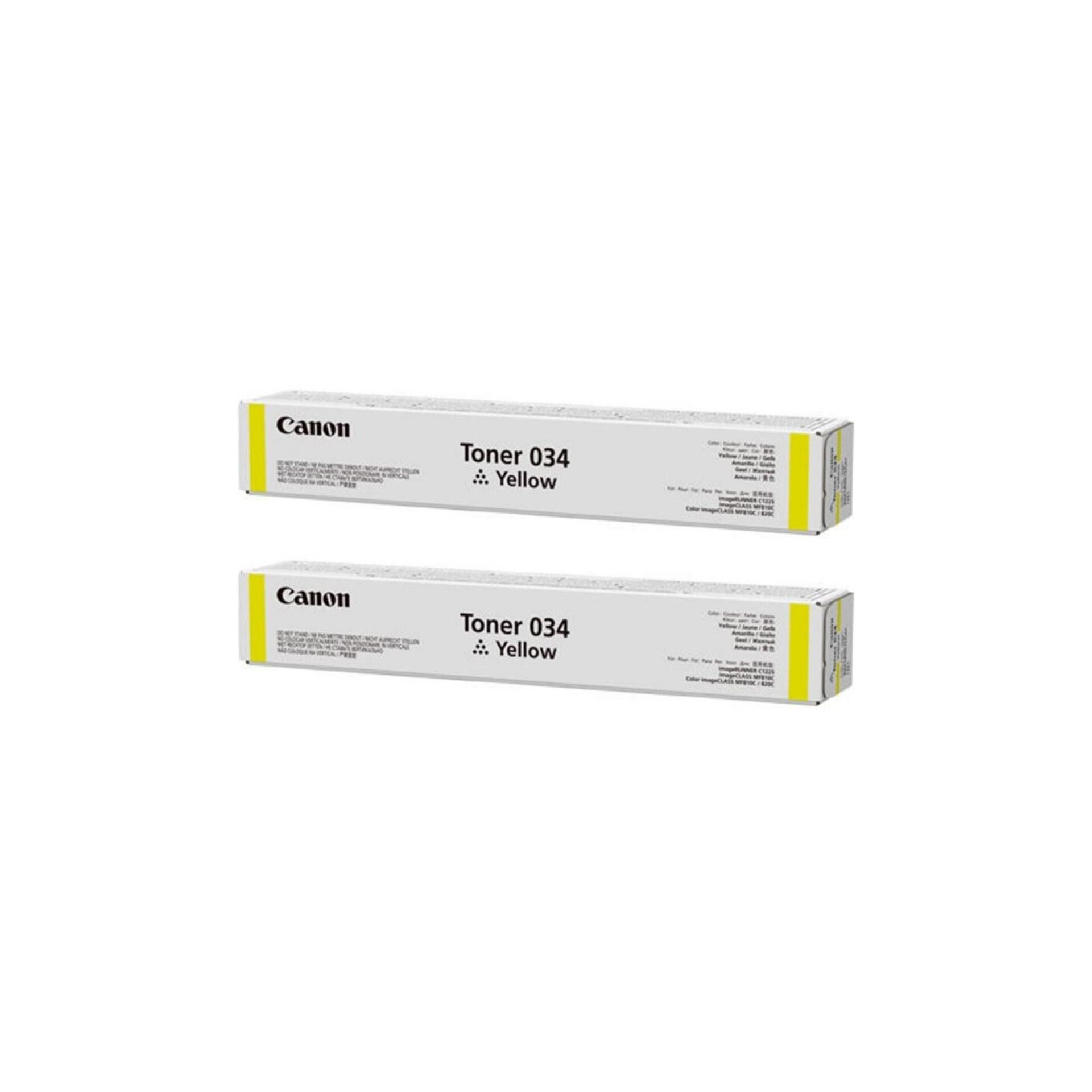 Pachet cartuse toner CRG-034Y galben x2 Canon original 14600 pagini