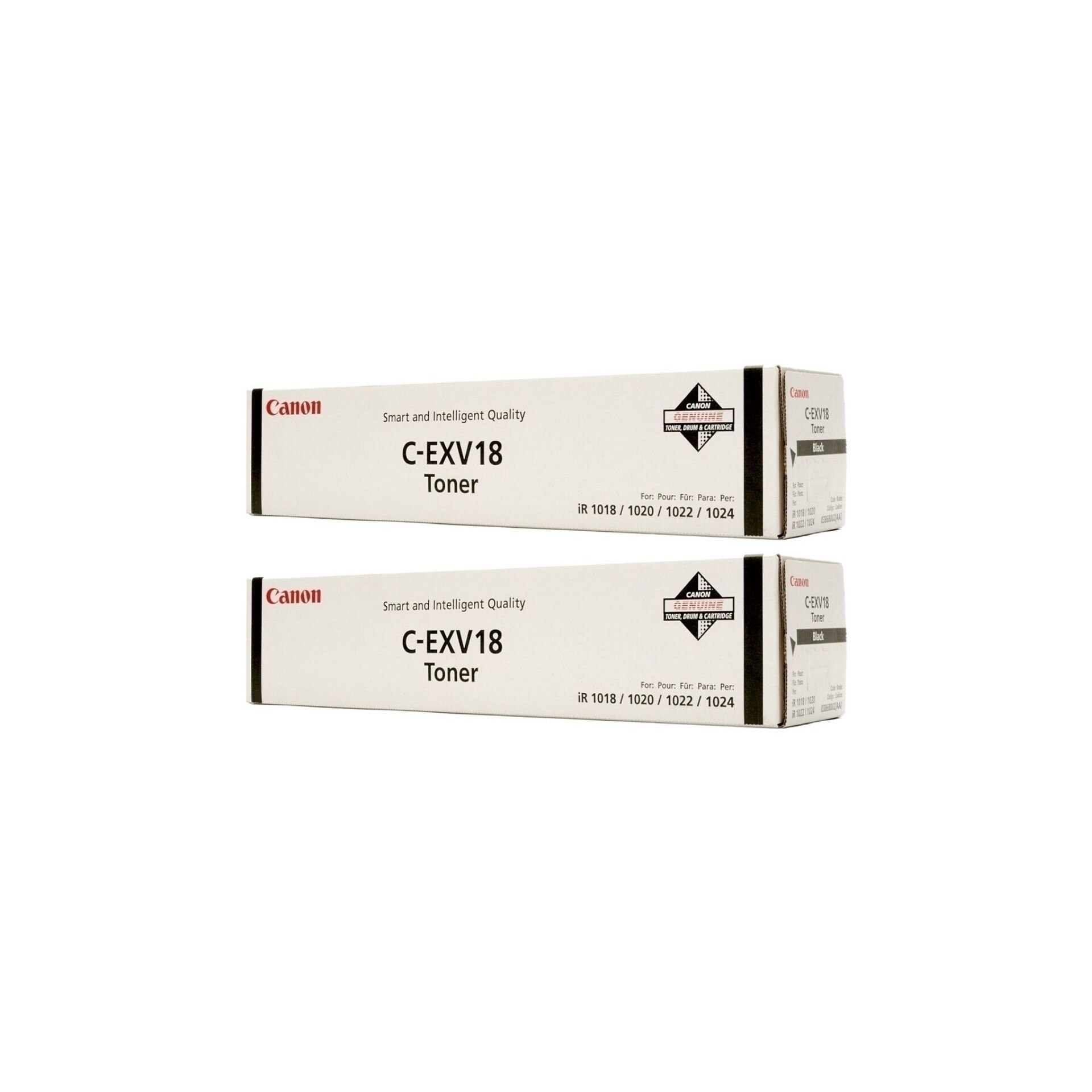 Pachet cartuse toner C-EXV18 negru x2 Canon original 16800 pagini