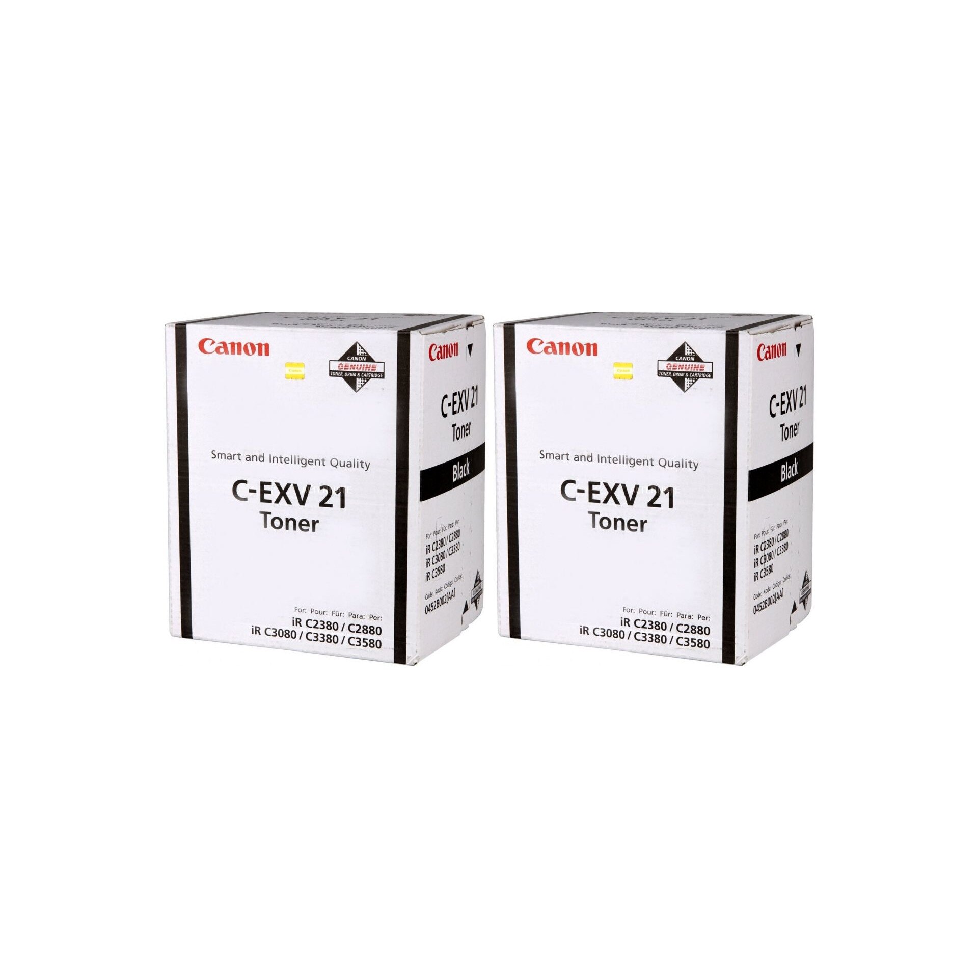 Pachet cartuse toner C-EXV21BK negru x2 Canon original 52000 pagini