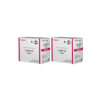 Pachet cartuse toner C-EXV21M magenta x2 Canon original 28000 pagini Pachet cartuse toner C-EXV21M magenta x2 Canon original 28000 pagini