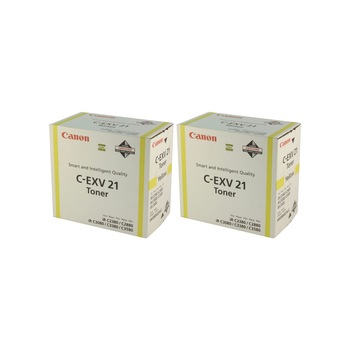 Pachet cartuse toner C-EXV21Y galben x2 Canon original 28000 pagini Pachet cartuse toner C-EXV21Y galben x2 Canon original 28000 pagini