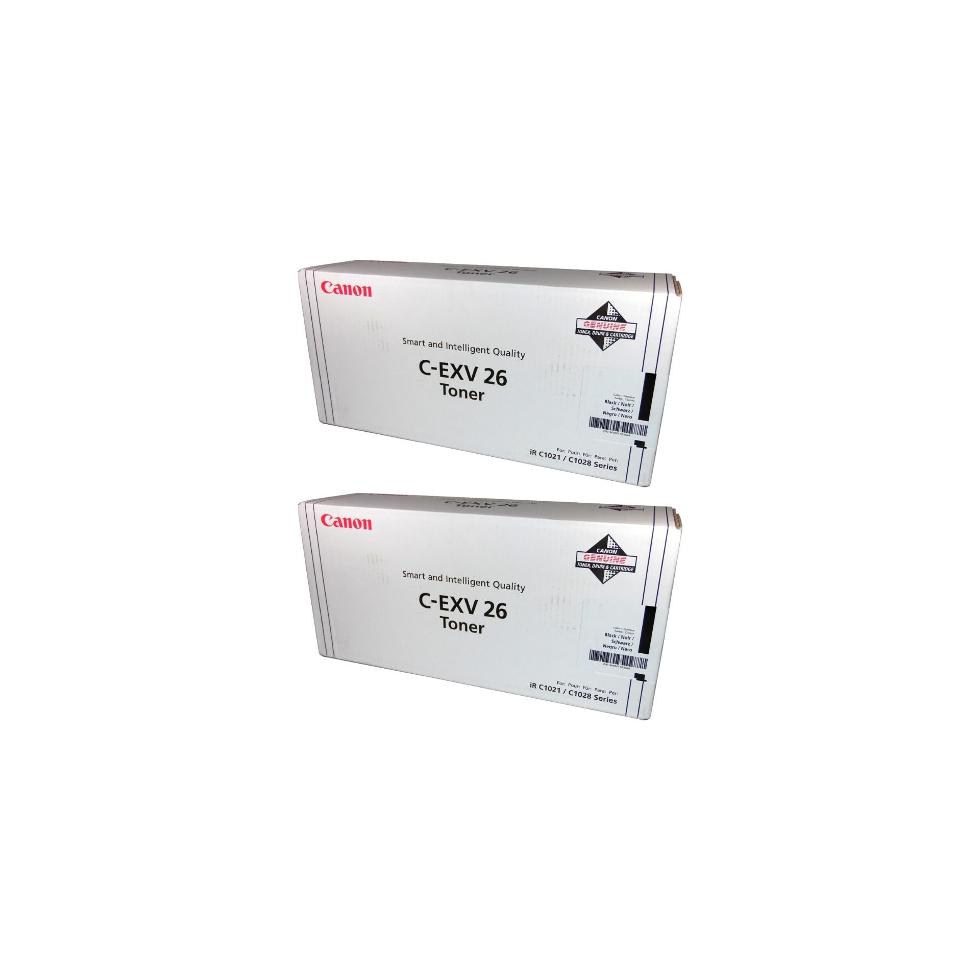 Pachet cartuse toner C-EXV26BK negru x2 Canon original 12000 pagini