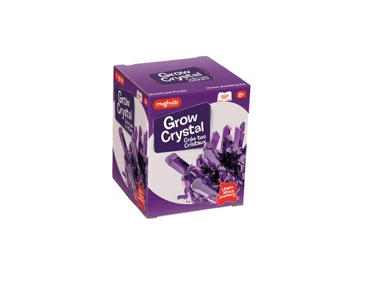 Набор от експерименти – Създаване на кристали Magnoidz, Keycraft, Purple