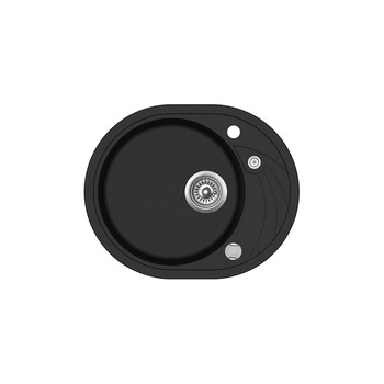 Chiuveta de bucatarie Teka CLAVE 45 S-TQ, 580 x 470 mm, granit, reversibila, negru metalizat Chiuveta de bucatarie Teka CLAVE 45 S-TQ, 580 x 470 mm, granit, reversibila, negru metalizat