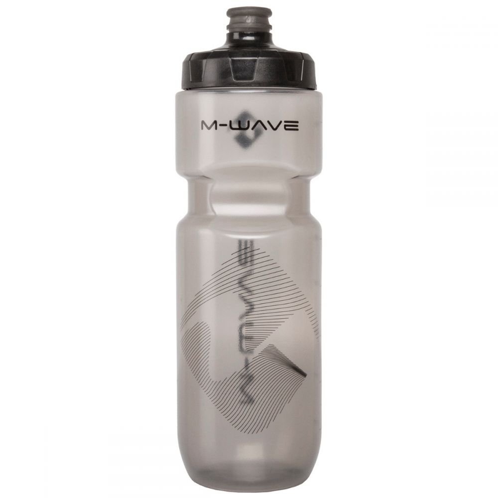 Bidon Plastic M-WAVE PBO 750 - Negru Transparent