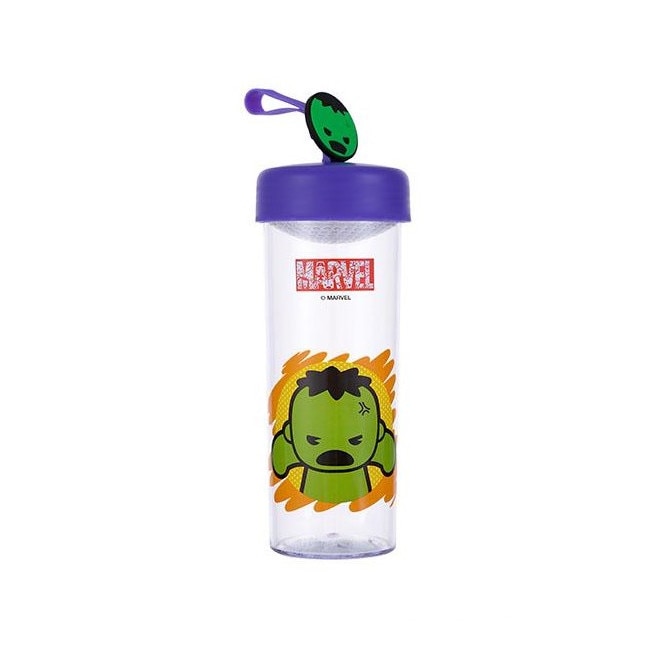 Pahar plastic cu capac, MARVEL HULK, capacitate 450 ml