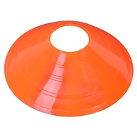 Set 5 jaloane de plastic portocalii, DecorCasa, 18.5 cm