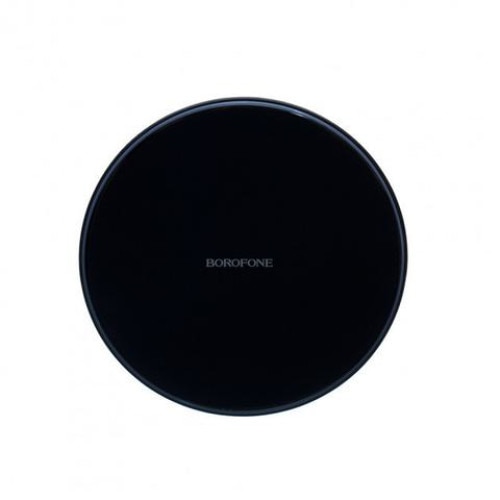 Incarcator Wireless Original Borofone BQ3 Preference 10W Fast Charging Pad, pentru iPhone 11/11Pro/11Pro MAX, Samsung Galaxy S11/S10/ S10 Plus/S10 E/Note 10/Note 10 Plus - Negru