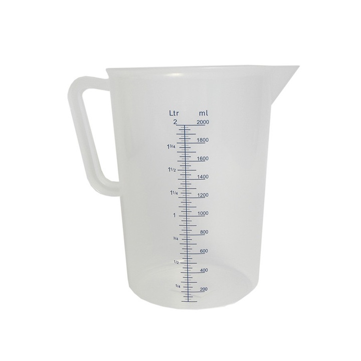 Cana gradata din polipropilena 2L ,20x15cm, HoReCa