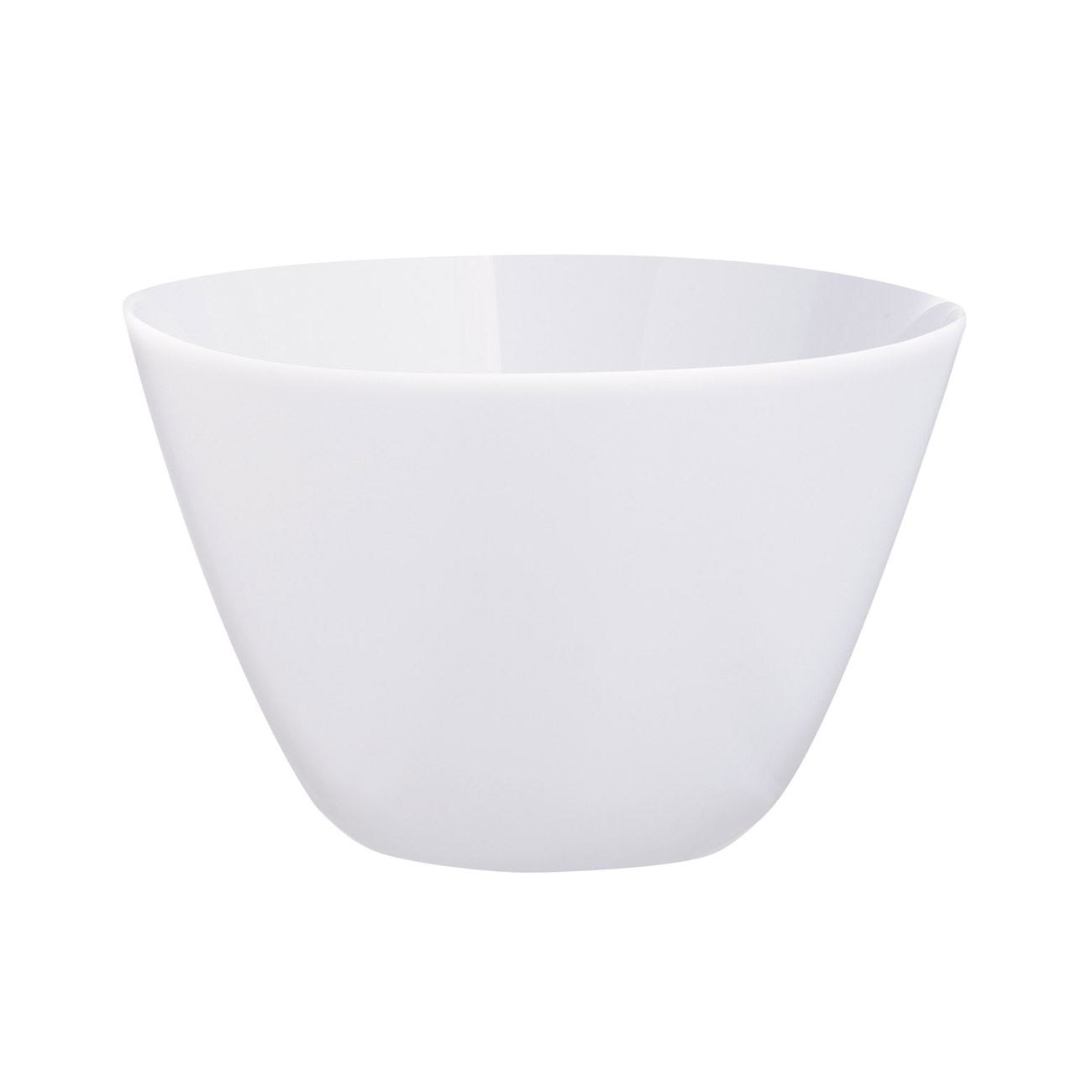 Bol Rotund de Servire, New Line, Opal, 405 ml, Alb