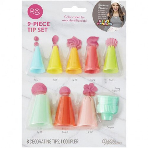 Set pentru ornarea torturilor, prajiturilor, 9 piese, Wilton