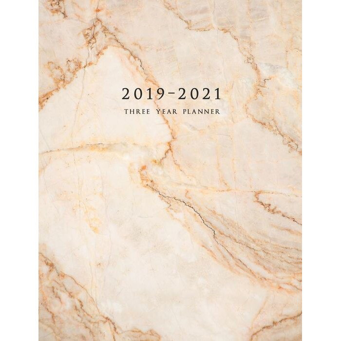 2019-2021 Three Year Planner: Weekly Planner 8.5 x 11 with To-Do List (Marble Cover Volume 4) de Lisa Barron