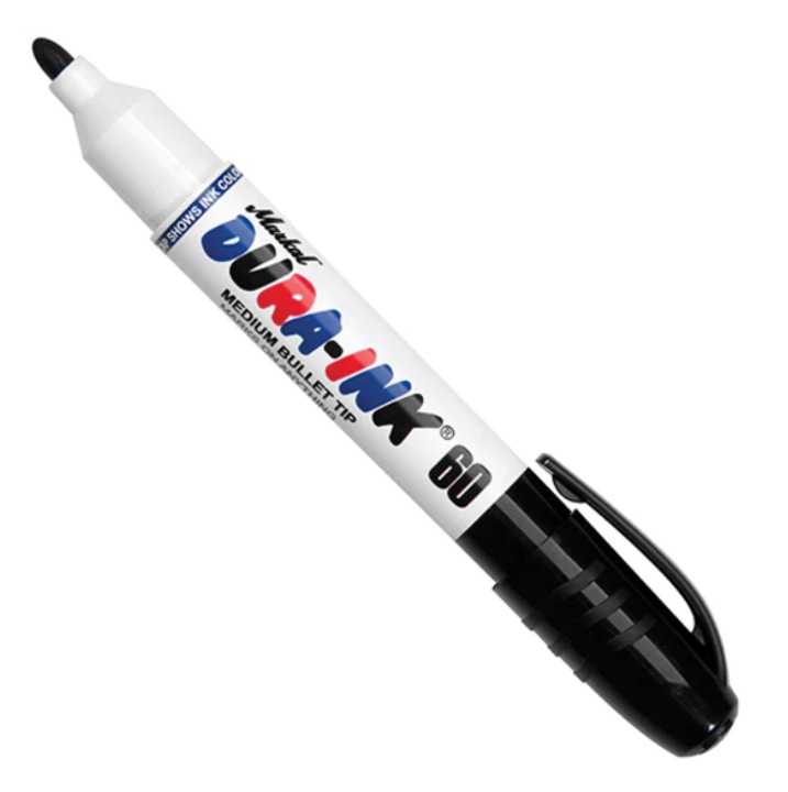 Перманентен маркер Markal DURA-INK 60 с черна боя