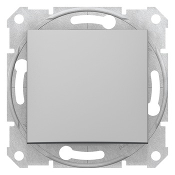 Intrerupator scara 10A, IP20, Aluminiu, Schneider Sedna Intrerupator scara 10A, IP20, Aluminiu, Schneider Sedna