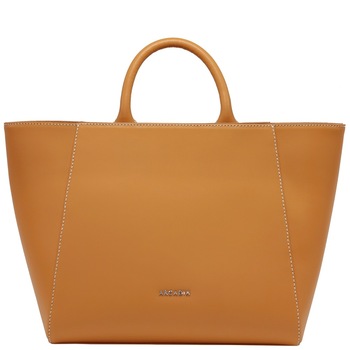 Rucsac de dama office Arcadia din piele naturala, culoarea mustar 1506 Rucsac de dama office Arcadia din piele naturala, culoarea mustar 1506