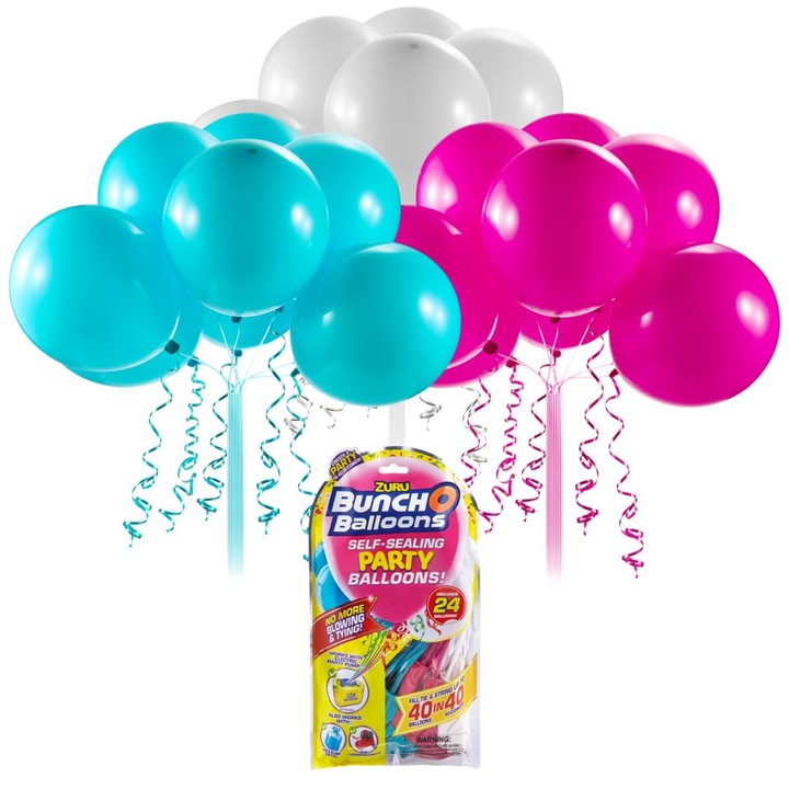 Party Balloon Supplies Bunch O Balloons utántöltő rózsaszín/kék/fehér