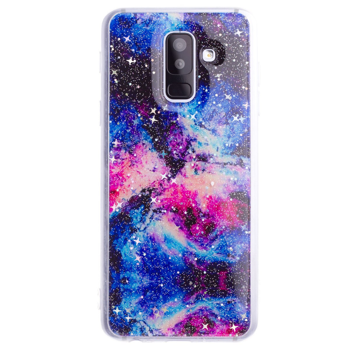 Husa Fashion Samsung Galaxy A6 Plus 2018, Contakt Abstract