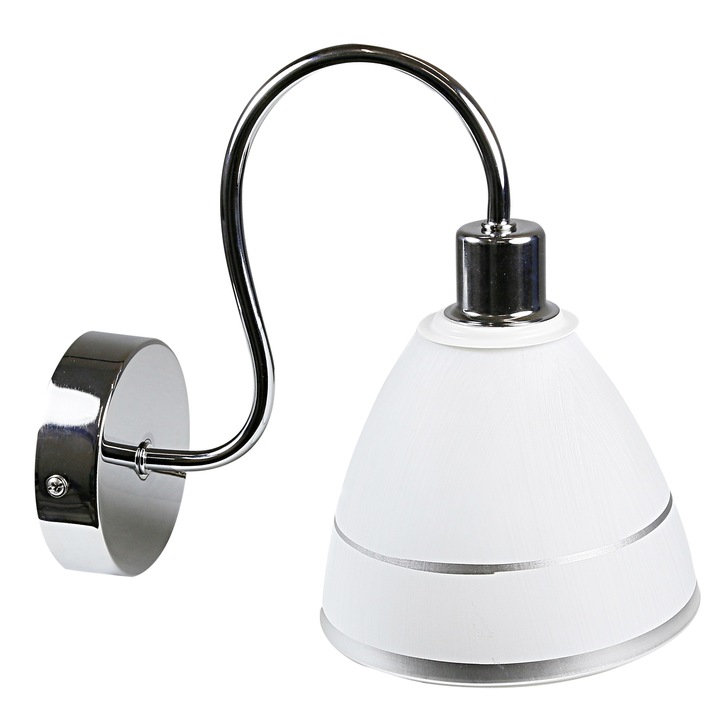 Аплик Candellux Elf ,1x40W E14 , Хром/Бял