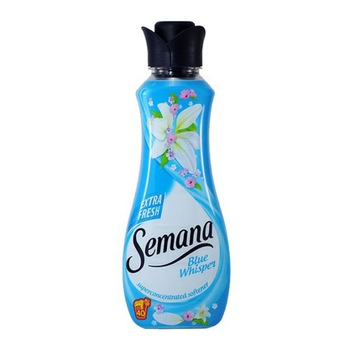 Balsam de Rufe SEMANA Blue Whisper Extra Fresh, 40 Spalari, Cantitate 1 Litru, Parfum de Trandafiri Balsam de Rufe SEMANA Blue Whisper Extra Fresh, 40 Spalari, Cantitate 1 Litru, Parfum de Trandafiri