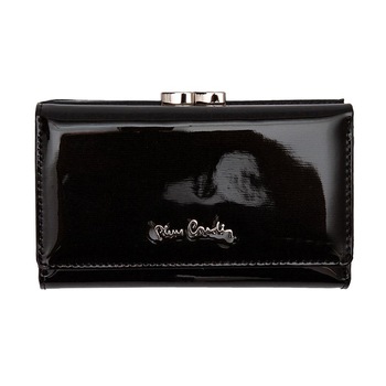 Pierre Cardin - | Női natúr bőr pénztárca GPD064, Fekete