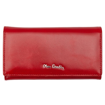 Pierre Cardin - | Női natúr bőr pénztárca GPD047, piros