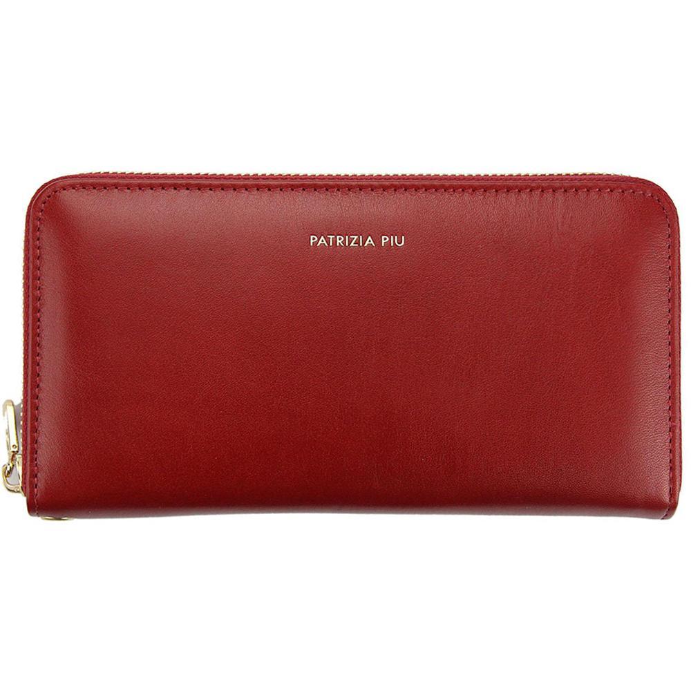 Portofel dama din piele naturala GPD248 - cu Protectie RFID, Rosu