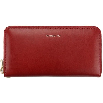 Portofel dama din piele naturala GPD248 - cu Protectie RFID, Rosu Portofel dama din piele naturala GPD248 - cu Protectie RFID, Rosu