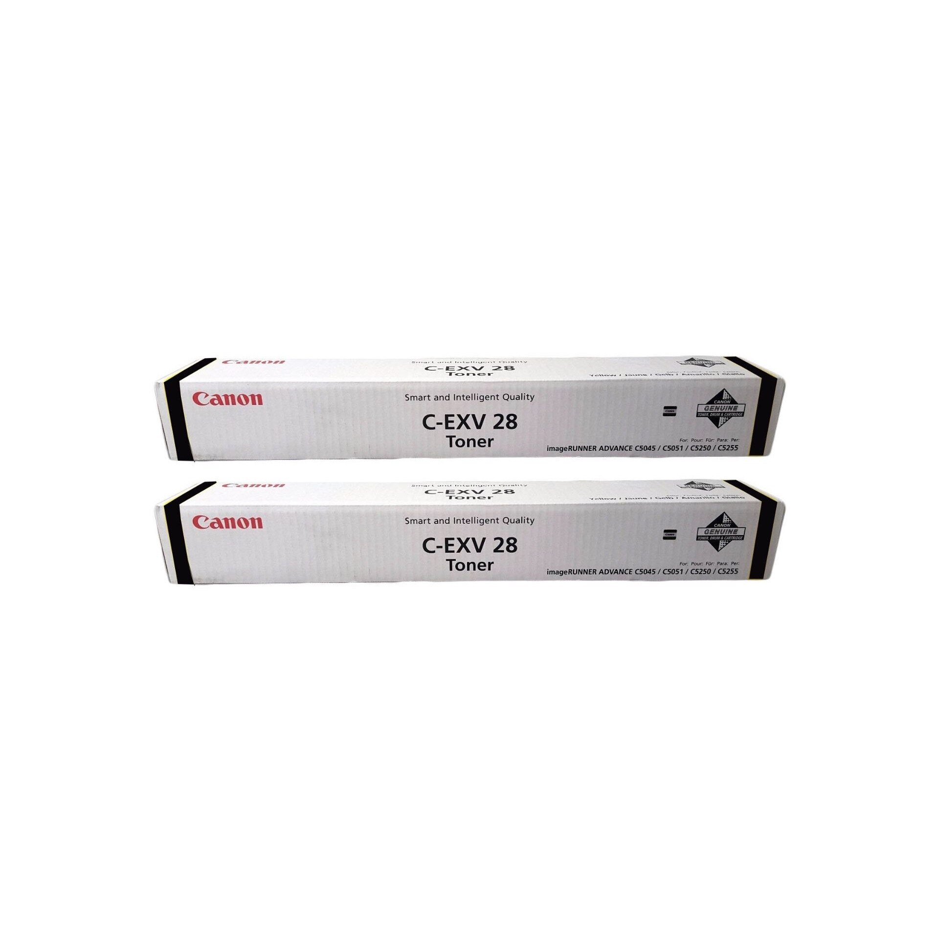 Pachet cartuse toner C-EXV28BK negru x2 Canon original 88000 pagini