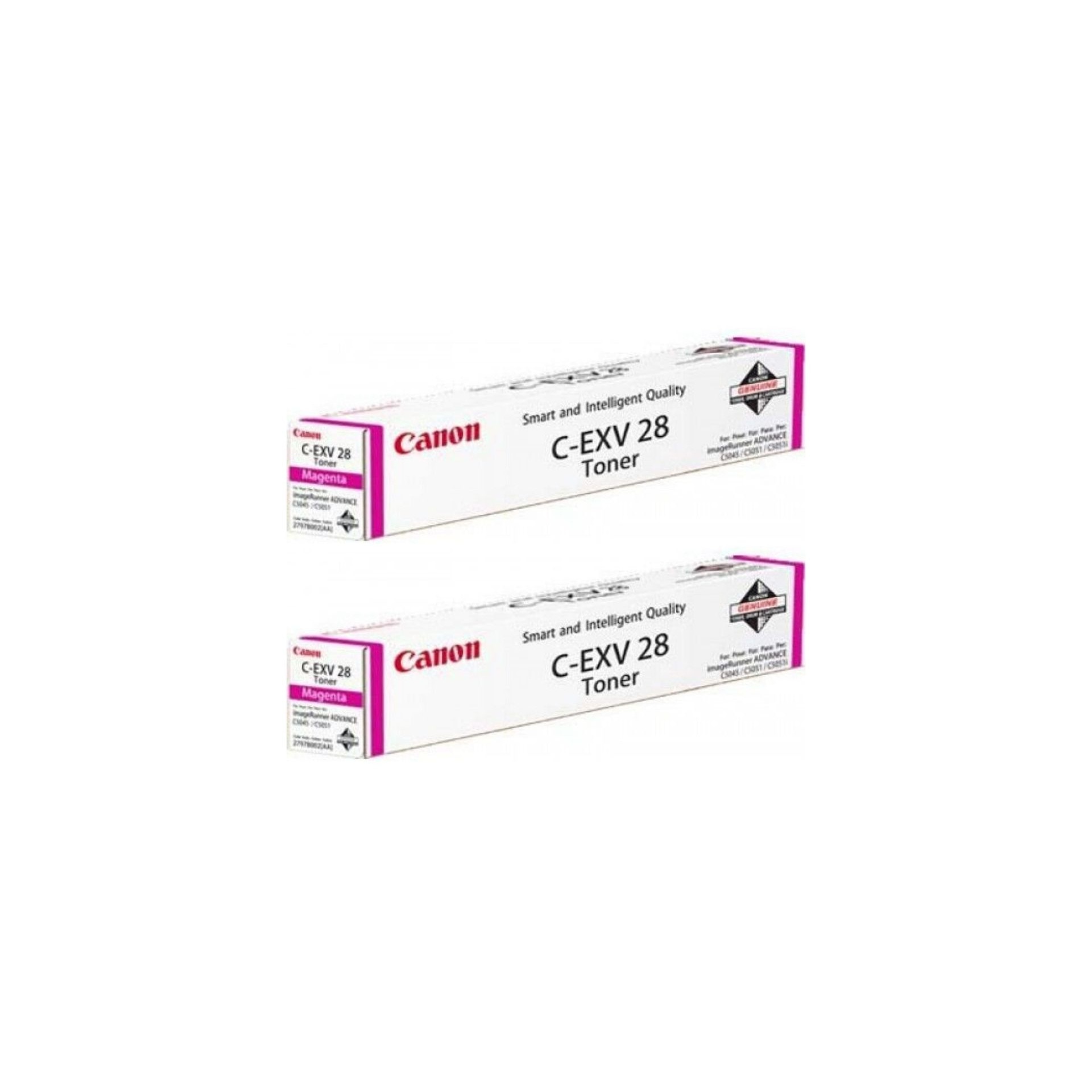 Pachet cartuse toner C-EXV28M magenta x2 Canon original 76000 pagini