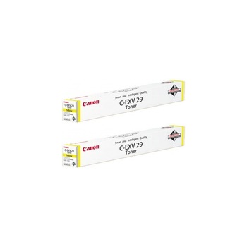 Pachet cartuse toner C-EXV29Y galben x2 Canon original 54000 pagini Pachet cartuse toner C-EXV29Y galben x2 Canon original 54000 pagini