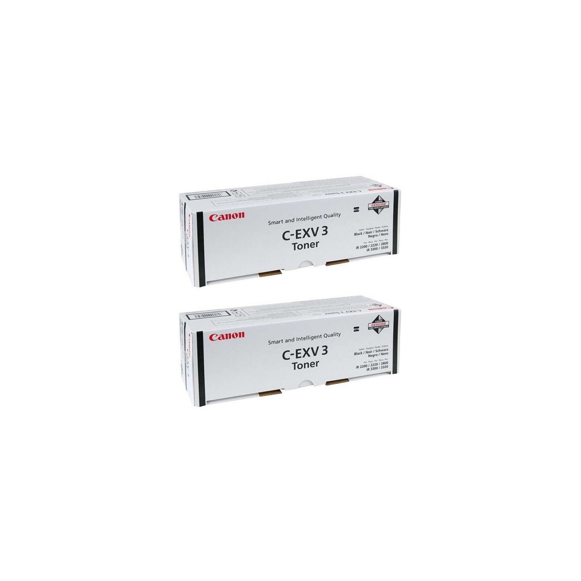Pachet cartuse toner C-EXV3 negru x2 Canon original 30000 pagini