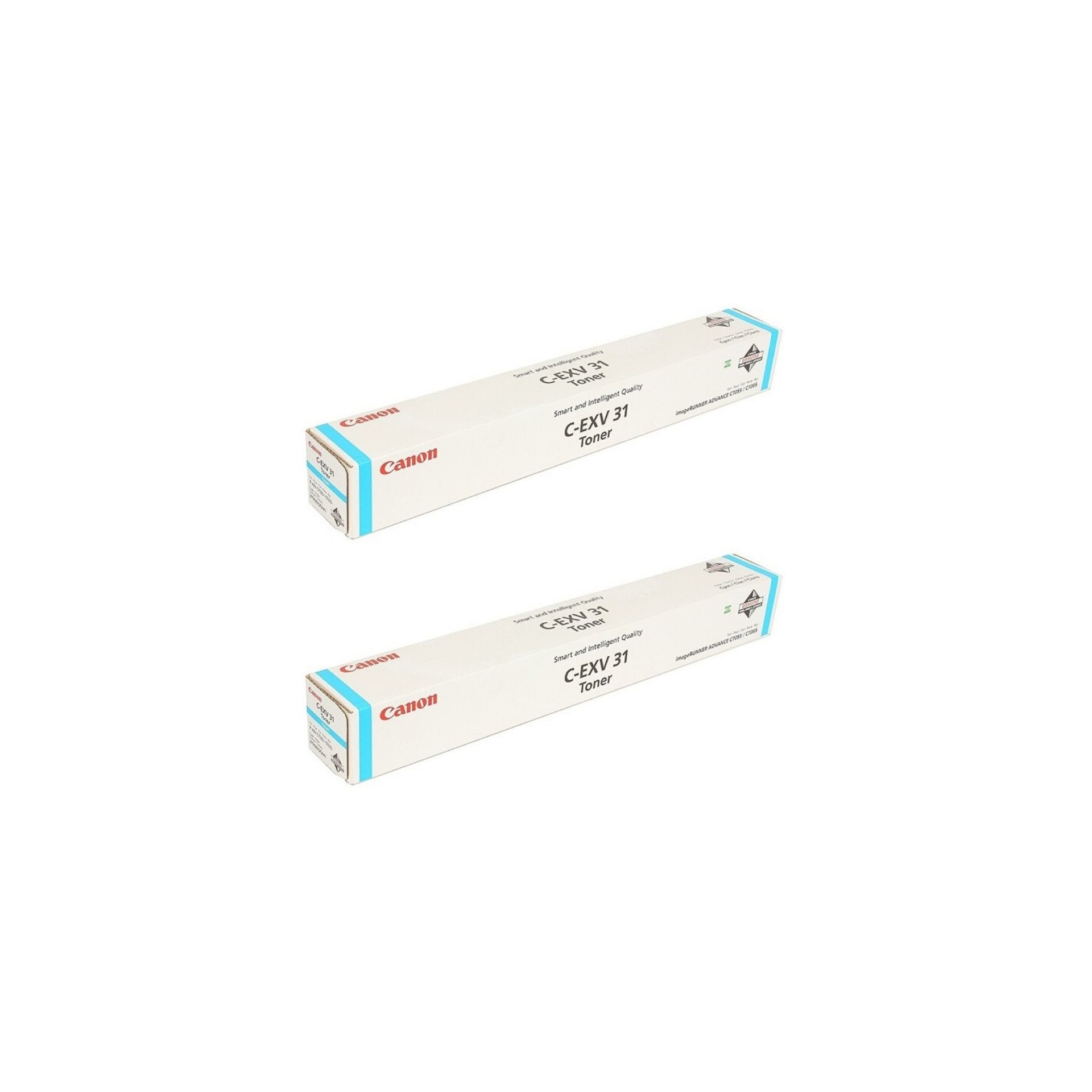 Pachet cartuse toner C-EXV31C cyan x2 Canon original 104000 pagini