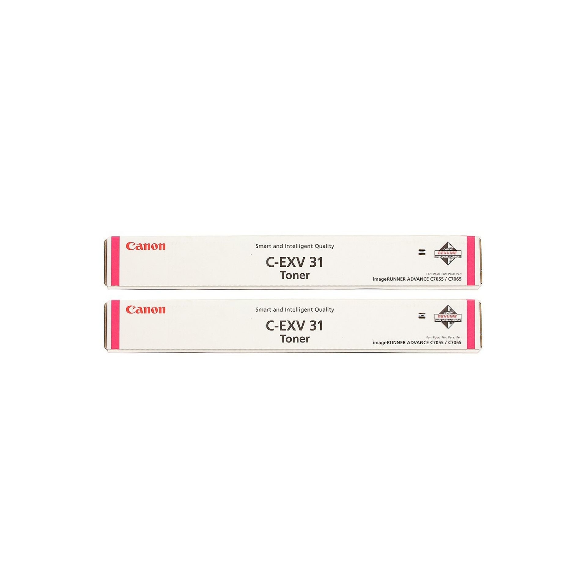 Pachet cartuse toner C-EXV31M magenta x2 Canon original 104000 pagini